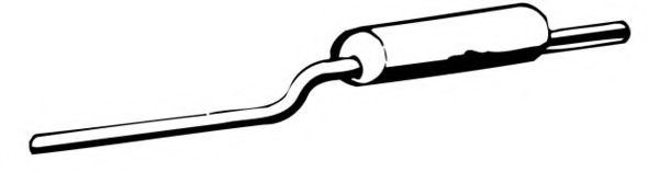 WALKER 04092 End Silencer